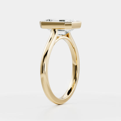 Solitaire-Oval Lab Grown Diamond Engagement Ring