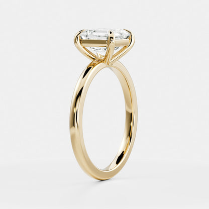 Solitaire- 1.0 CT Oval Moissanite Engagement Ring