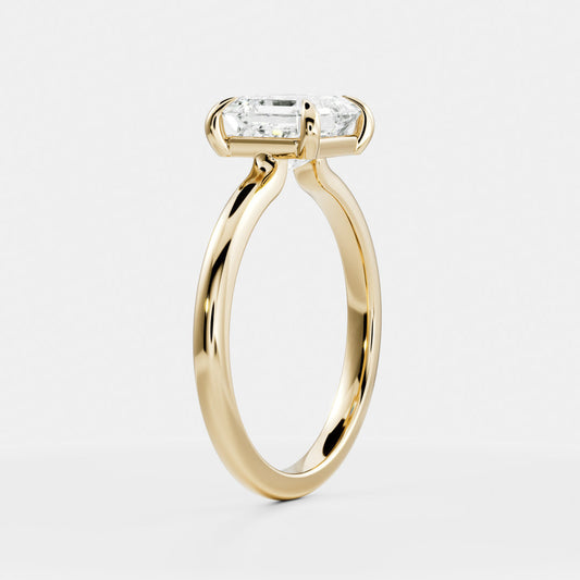 Solitaire-Oval Lab Grown Diamond Engagement Ring