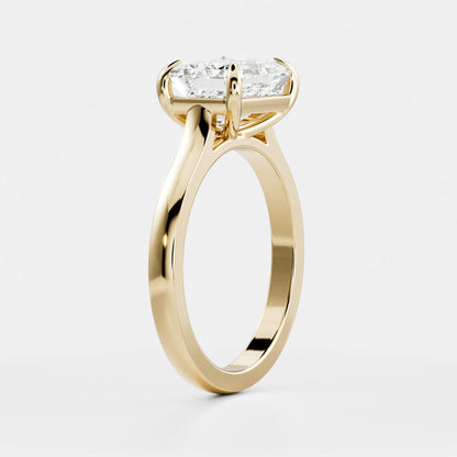 Solitaire- 1.0 CT Oval Moissanite Engagement Ring