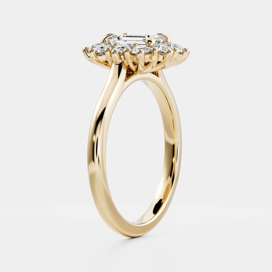 Solitaire-Oval Lab Grown Diamond Engagement Ring