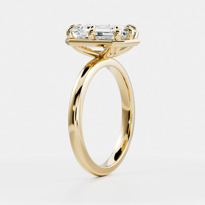 Solitaire-Oval Lab Grown Diamond Engagement Ring