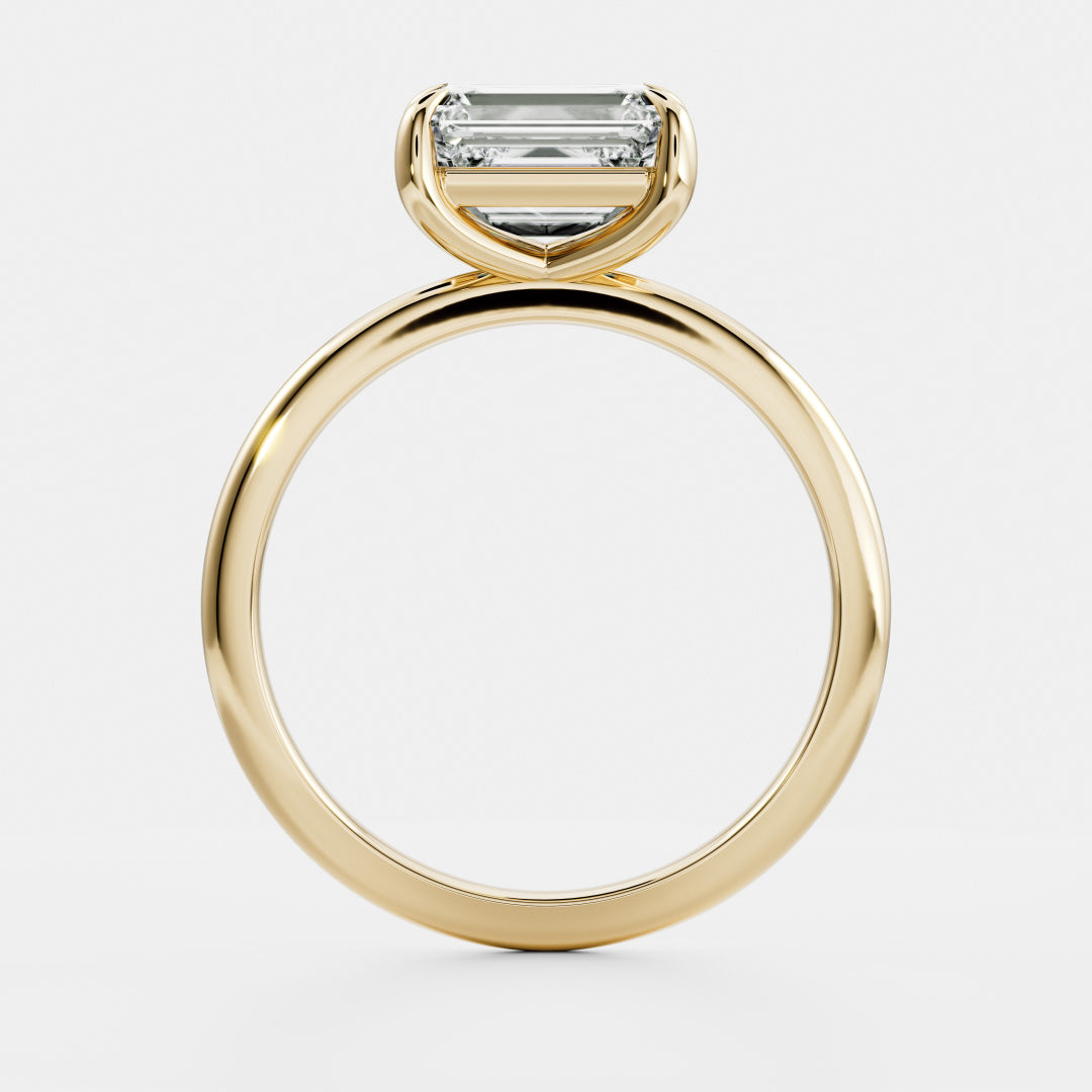 Solitaire-Oval Lab Grown Diamond Engagement Ring