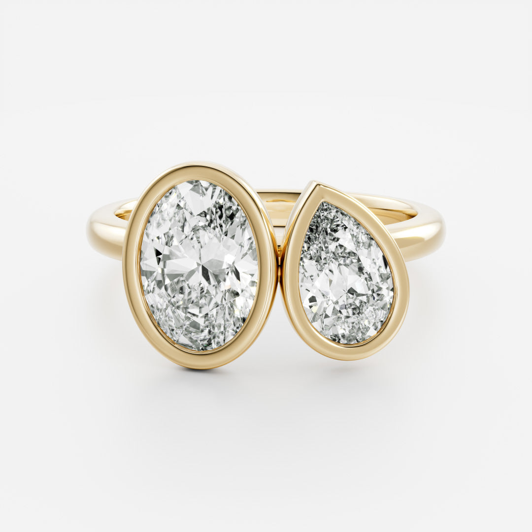 Solitaire-Oval Lab Grown Diamond Engagement Ring