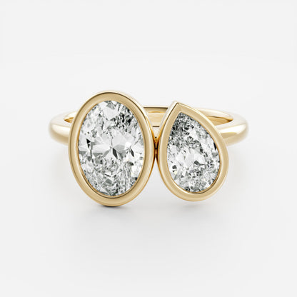 Solitaire-Oval Lab Grown Diamond Engagement Ring