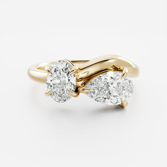 Solitaire-Oval Lab Grown Diamond Engagement Ring
