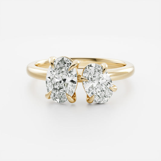 Solitaire-Oval Lab Grown Diamond Engagement Ring