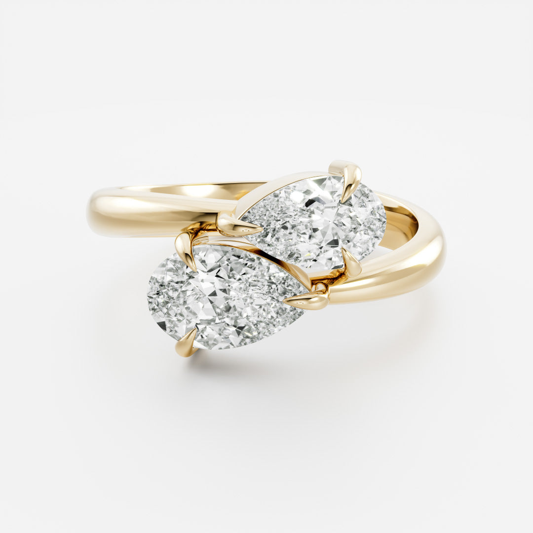 Solitaire- 1.0 CT Oval Moissanite Engagement Ring