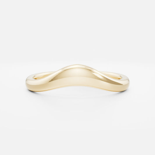Plain Curved- Wedding Band