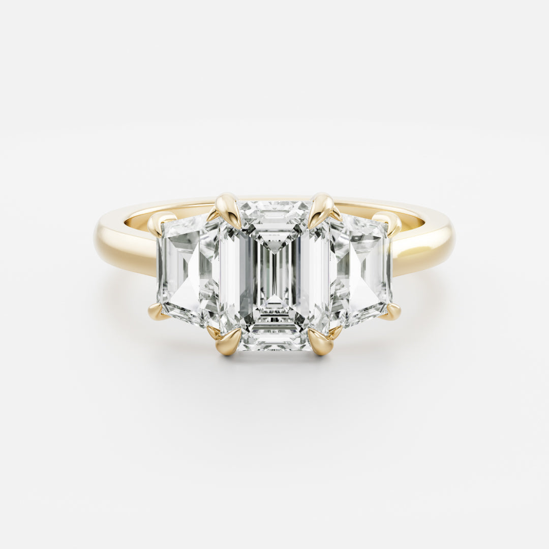 Solitaire- 1.0 CT Oval Moissanite Engagement Ring