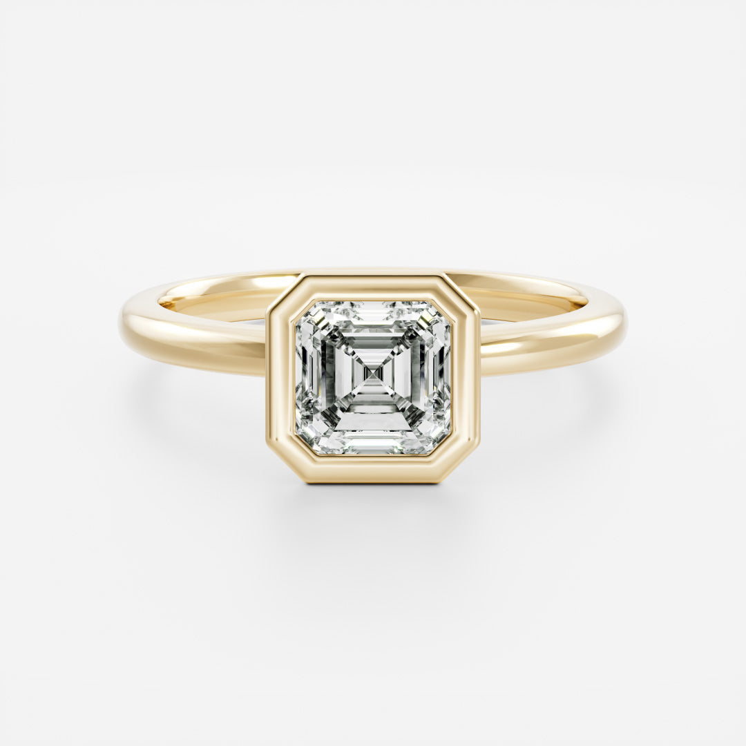 Solitaire-Oval Lab Grown Diamond Engagement Ring