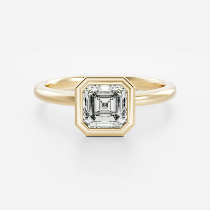 Solitaire-Oval Lab Grown Diamond Engagement Ring