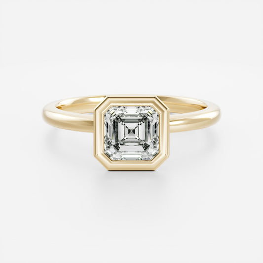 Solitaire-Oval Lab Grown Diamond Engagement Ring