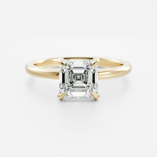 Solitaire-Oval Lab Grown Diamond Engagement Ring