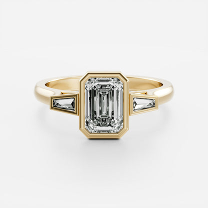 Solitaire- 1.0 CT Oval Moissanite Engagement Ring