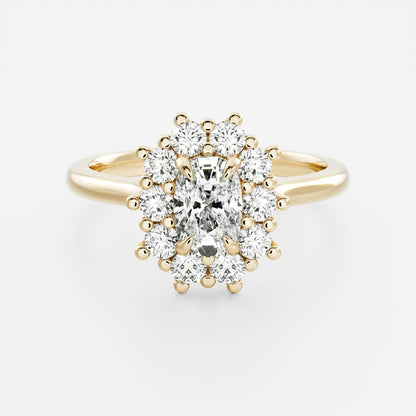 Solitaire-Oval Lab Grown Diamond Engagement Ring