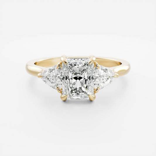 Solitaire- 1.0 CT Oval Moissanite Engagement Ring