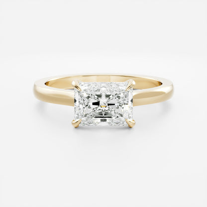 Solitaire-Oval Lab Grown Diamond Engagement Ring