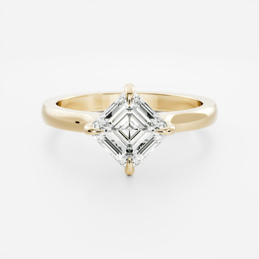 Solitaire-Oval Lab Grown Diamond Engagement Ring