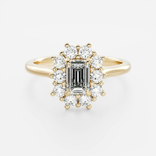 Solitaire-Oval Lab Grown Diamond Engagement Ring