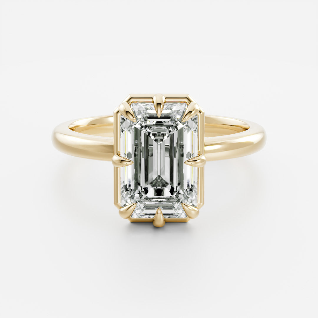 Solitaire-Oval Lab Grown Diamond Engagement Ring