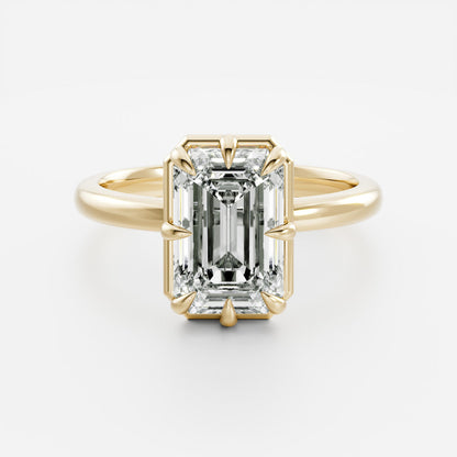 Solitaire-Oval Lab Grown Diamond Engagement Ring