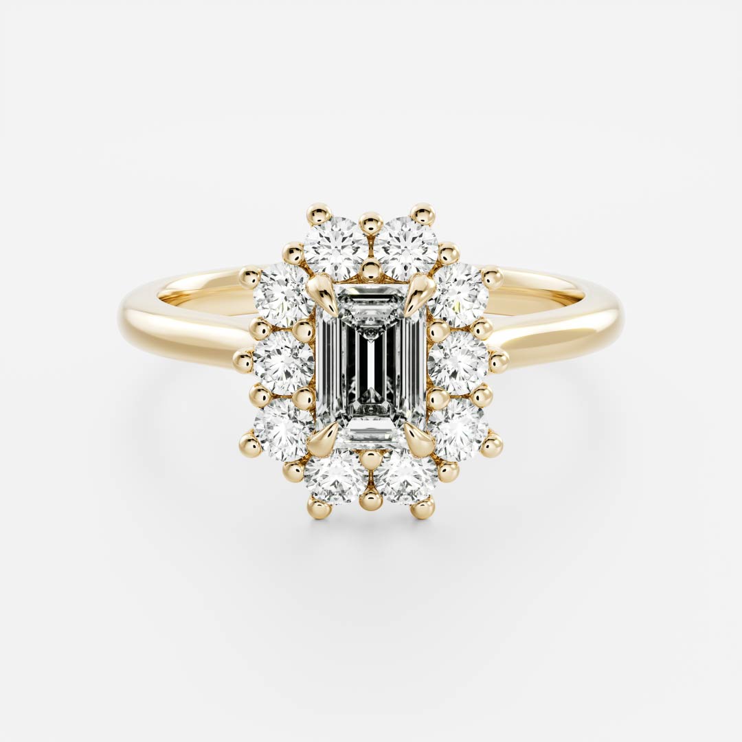 Solitaire- 1.0 CT Oval Moissanite Engagement Ring