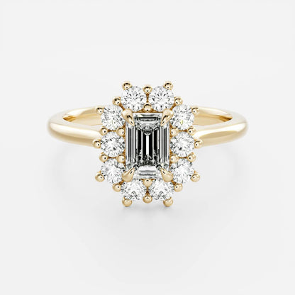 Solitaire- 1.0 CT Oval Moissanite Engagement Ring