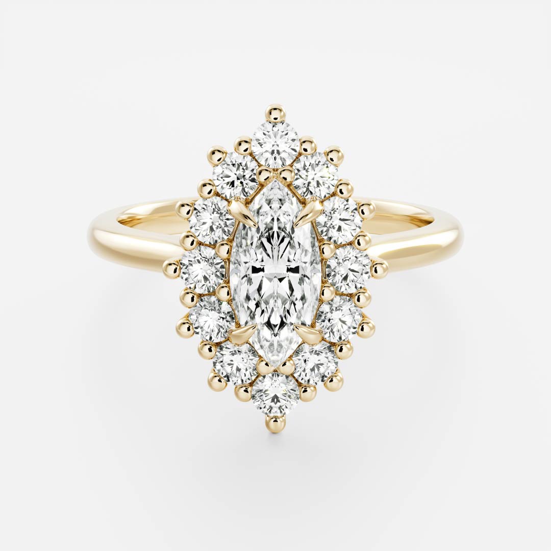 Solitaire- 1.0 CT Oval Moissanite Engagement Ring