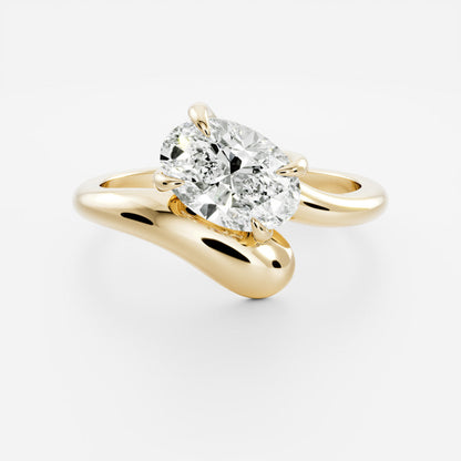 Custom Listing For Arinze-Fluid Bypass – 2.0 CT Oval Lab Grown Diamond Engagement Ring
