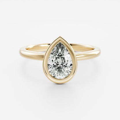 Solitaire-Oval Lab Grown Diamond Engagement Ring