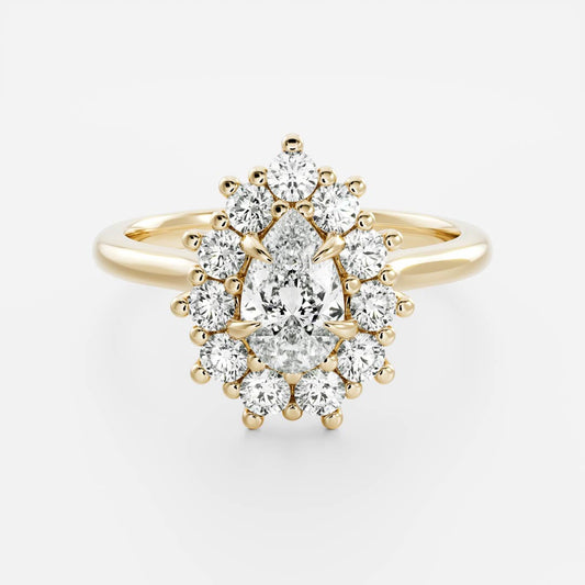 Solitaire-Oval Lab Grown Diamond Engagement Ring
