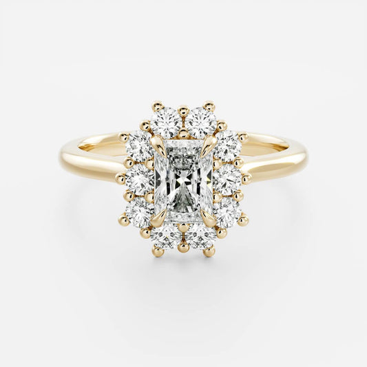 Solitaire- 1.0 CT Oval Moissanite Engagement Ring
