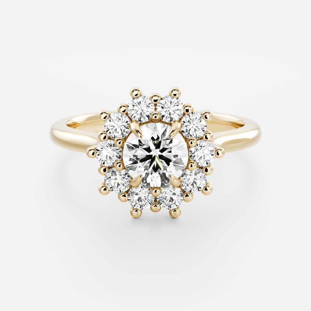 Solitaire-Oval Lab Grown Diamond Engagement Ring