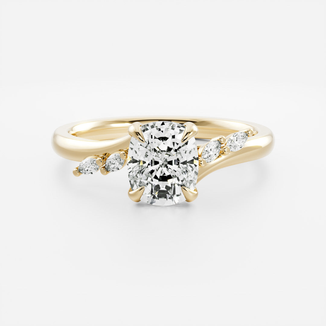 Solitaire-Oval Lab Grown Diamond Engagement Ring