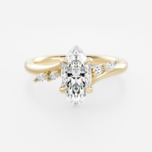 Solitaire-Oval Lab Grown Diamond Engagement Ring