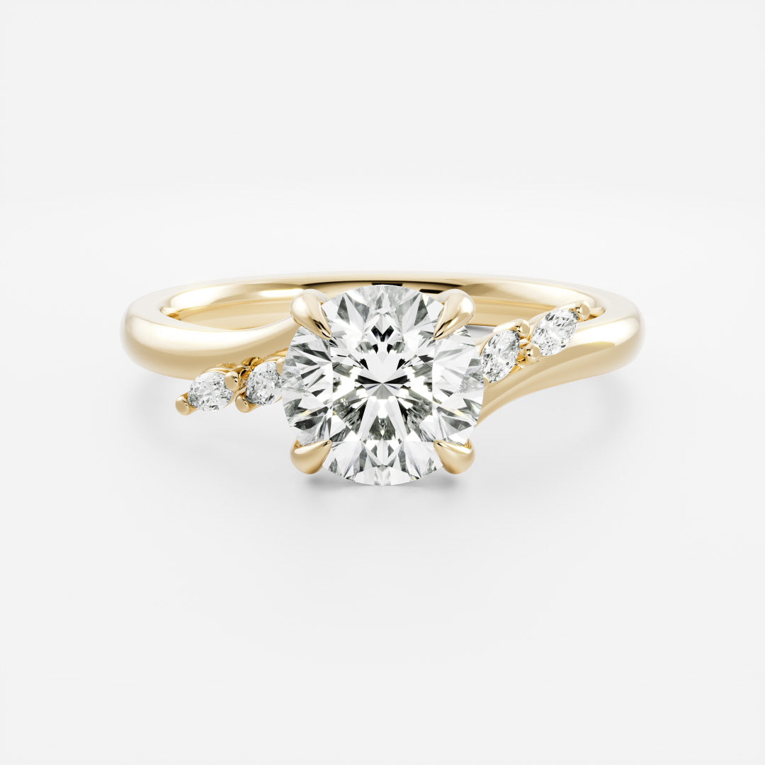 Solitaire-Oval Lab Grown Diamond Engagement Ring