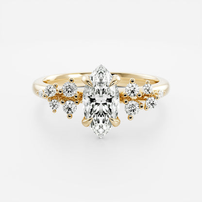 Solitaire-Oval Lab Grown Diamond Engagement Ring