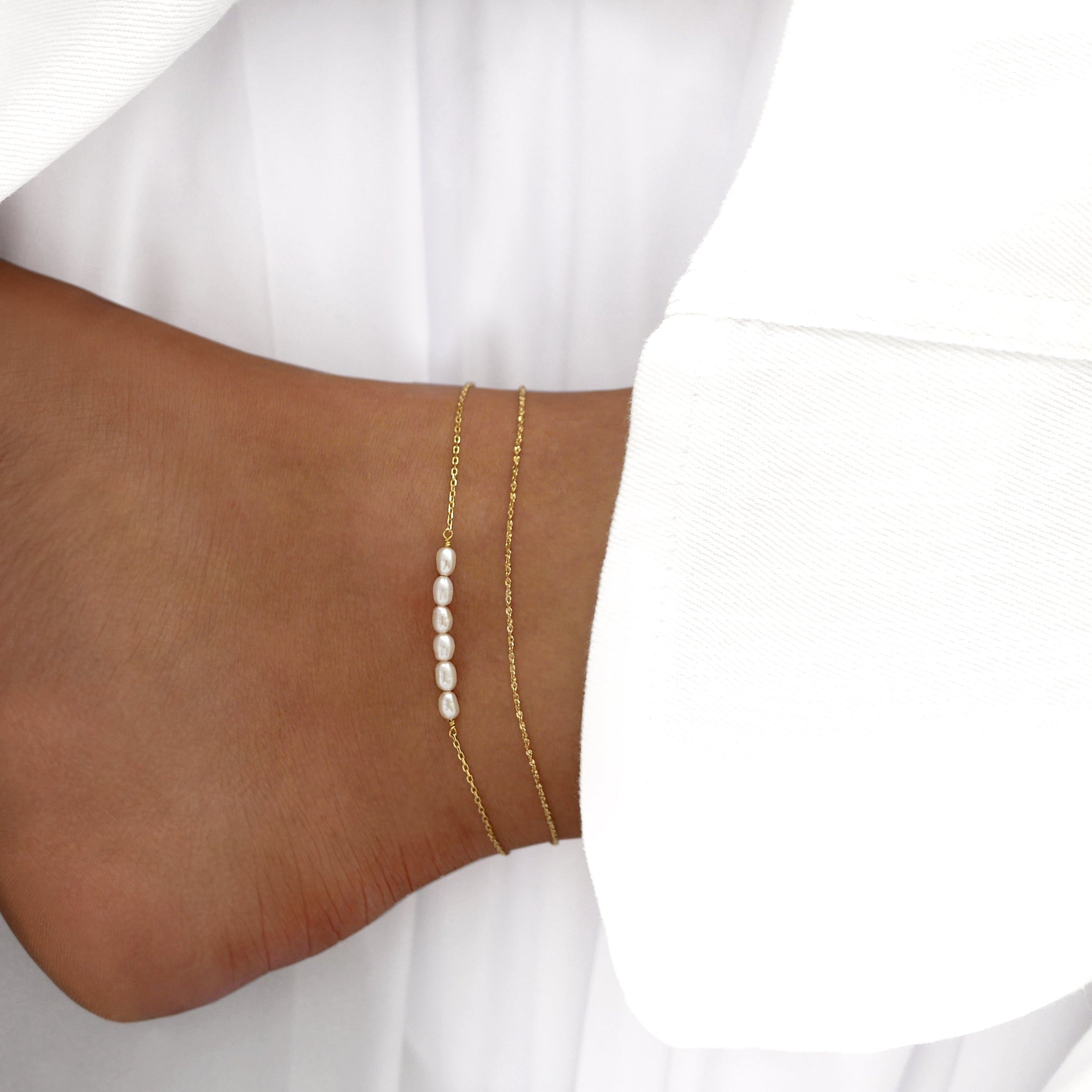 Chain Patterned Anklet