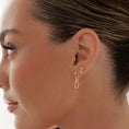 Load image into Gallery viewer, Radiant 0.05 TCW Round Lab-Grown Diamond Initial Stud Earrings
