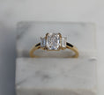 Load image into Gallery viewer, 1.18 CT Radiant Lab-Grown Diamond Three Stone Engagement Ring
