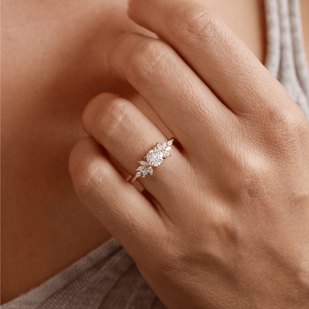 Solitaire-Oval Lab Grown Diamond Engagement Ring