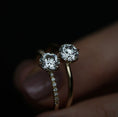 Load image into Gallery viewer, 0.75 CT Round Lab-Grown Diamond Solitaire Engagement Ring in Gold Elegance
