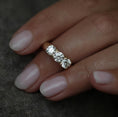 Load image into Gallery viewer, Eternal Elegance: 1.50 TCW Round Lab-Grown Diamond Trio Wedding Band
