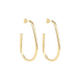 Load image into Gallery viewer, Elegant Gold Plated Twisted Hoop Earrings
