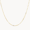 Load image into Gallery viewer, Elegant Gold Paperclip Chain Necklace
