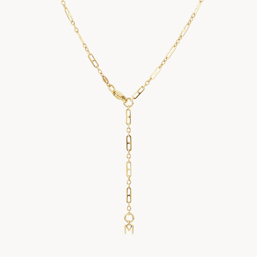 Elegant Gold Paperclip Chain Necklace