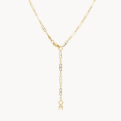 Elegant Gold Paperclip Chain Necklace 3