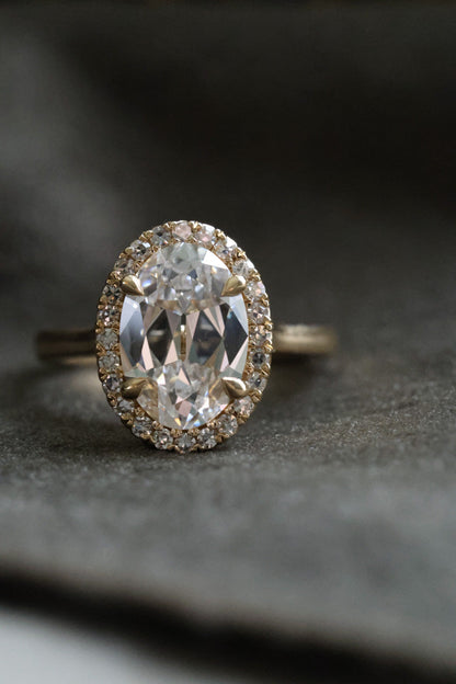 Solitaire Cathedral- 1.8 CT Cushion Lab Grown Diamond Wedding Band