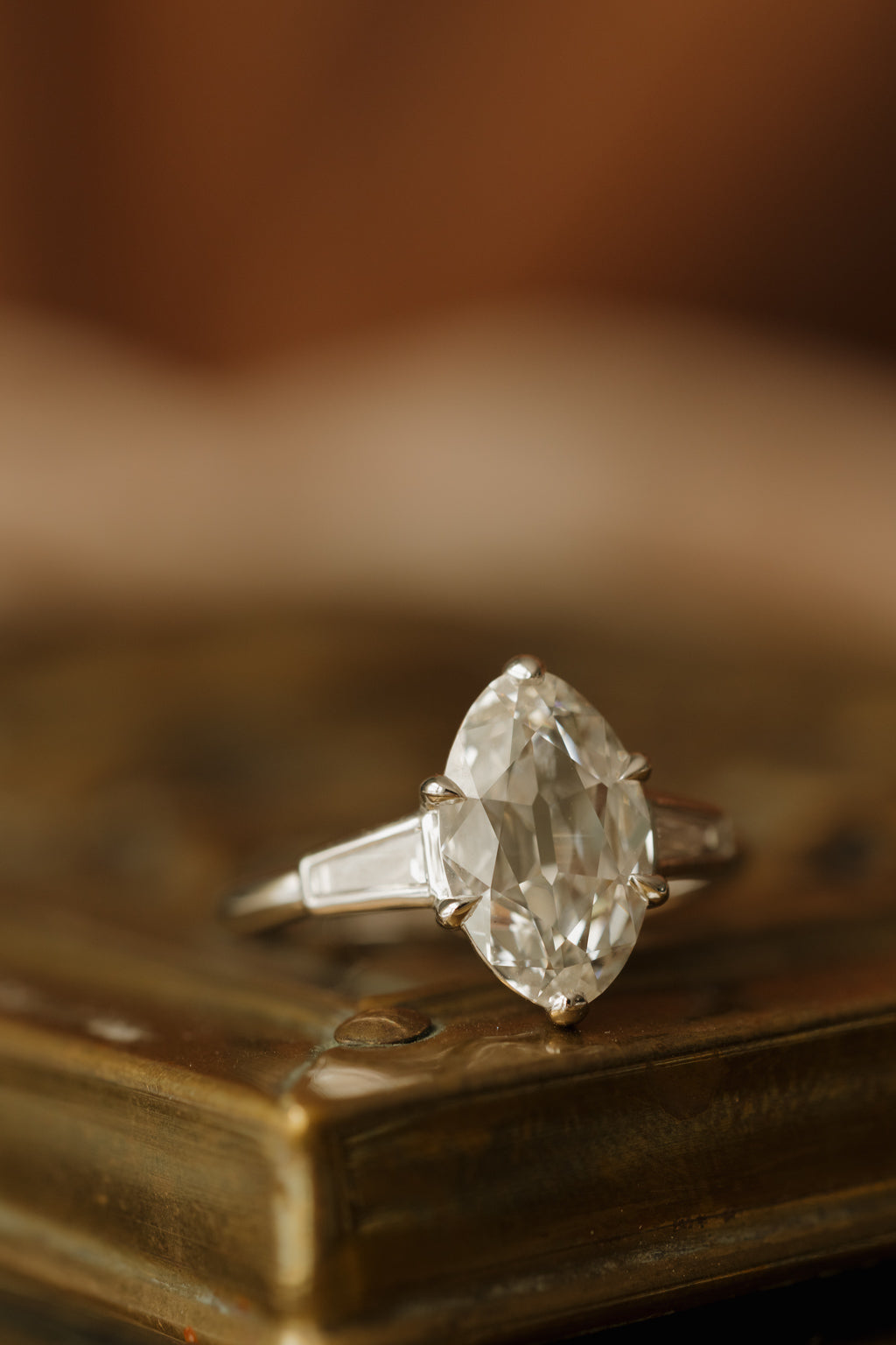 Solitaire Cathedral- 1.8 CT Cushion Lab Grown Diamond Wedding Band